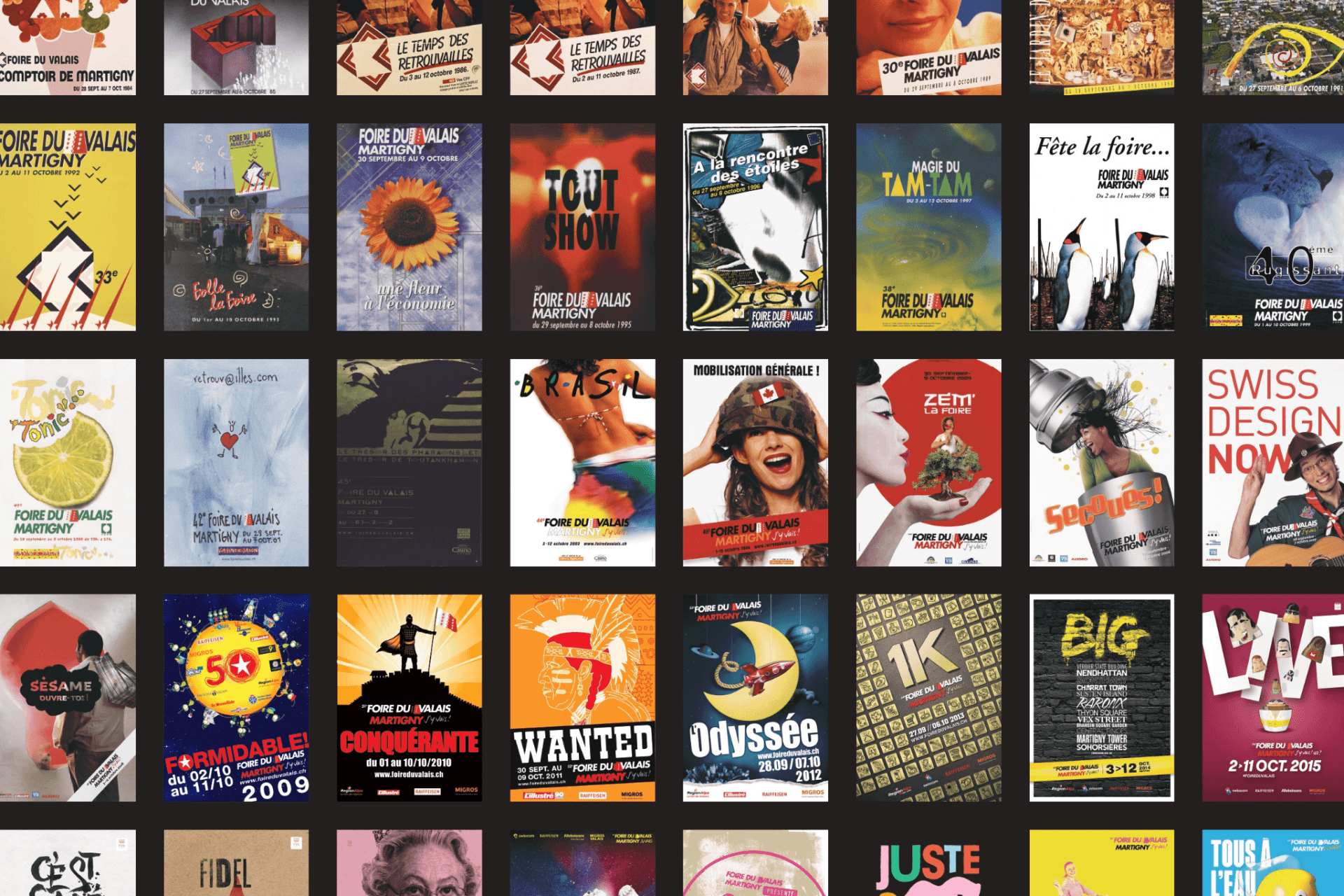 null 65 ans d'affiches légendaires - Foire du Valais